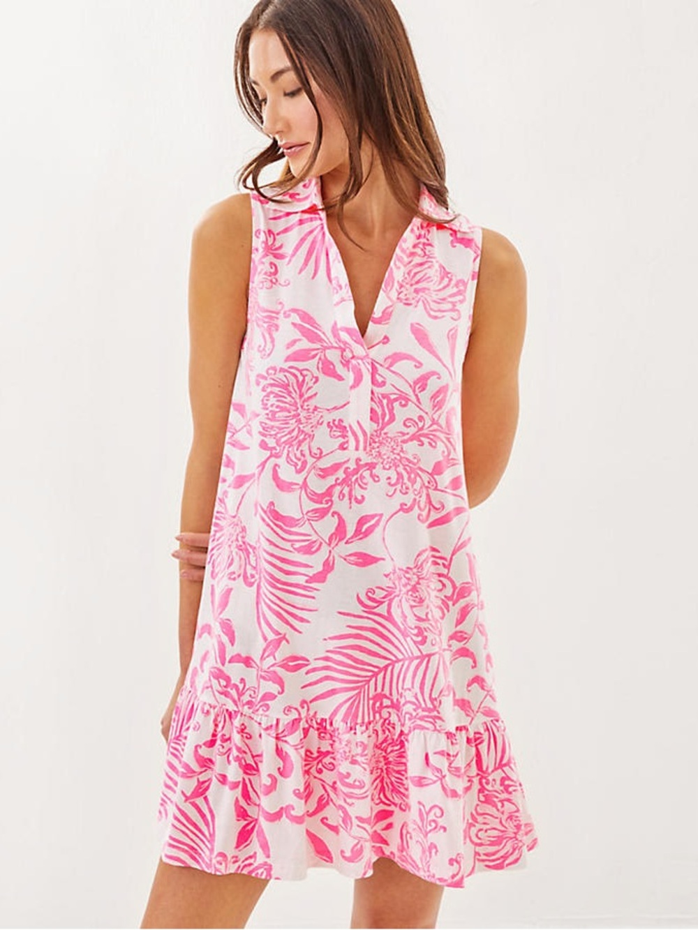 Lilly Pulitzer Riegan dress Rousseau Pink Glisten In The Sun